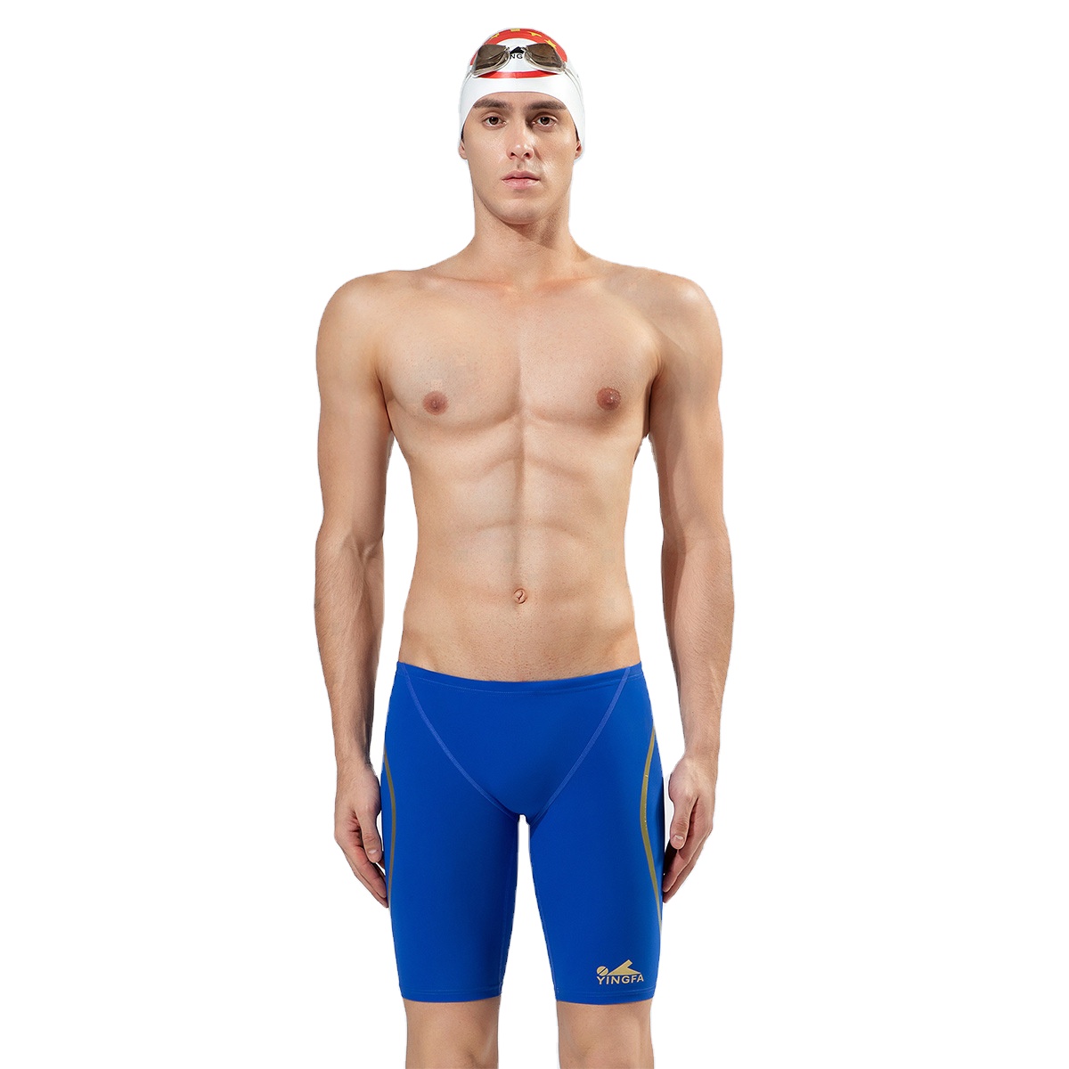 Swim Trunk Quick Dry - YINGFA 9672 Mens Knee Length Jammer