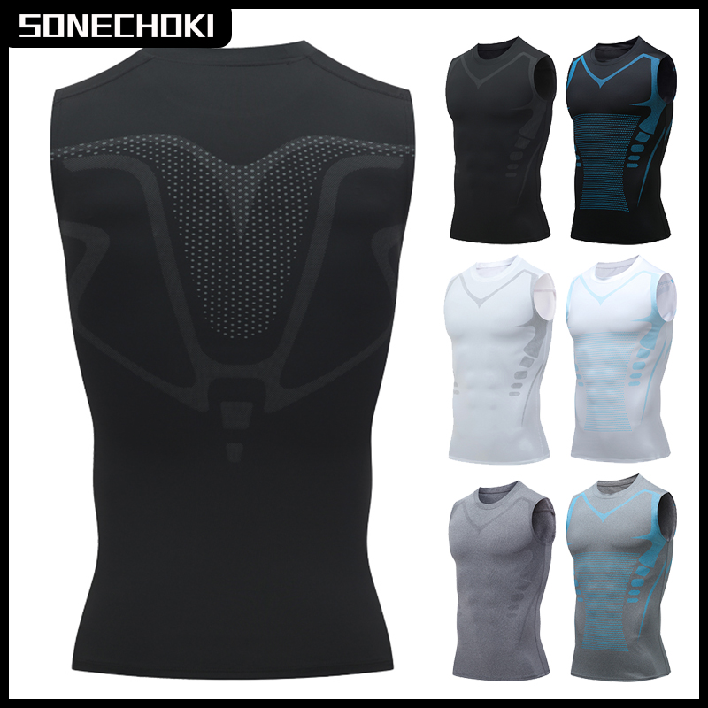 Tank Top Muscle - Compression Tank Top Men Gym Shirt