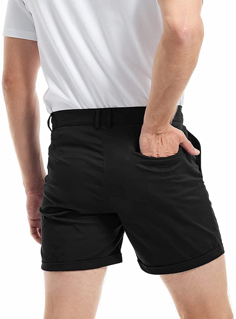 AIMPACT Men's Summer Slim-fit  - Shorts Chino Slim 评论和价格