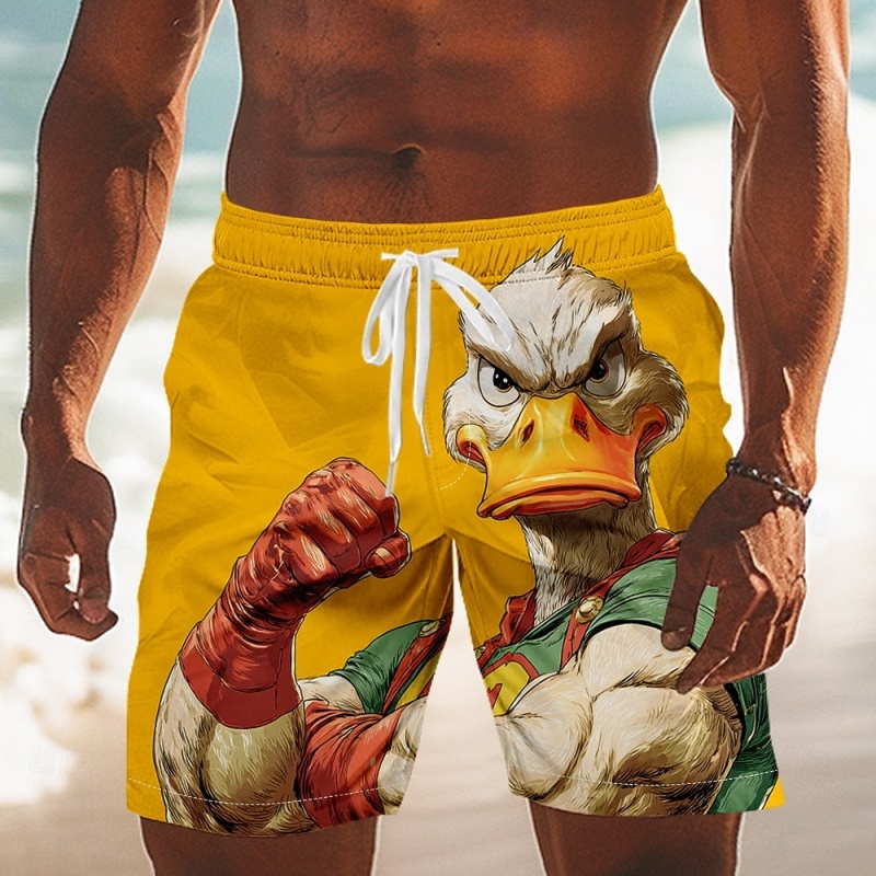 Stylish Cartoon Duck Graphic S - Trunks Board Surf 评论和价格