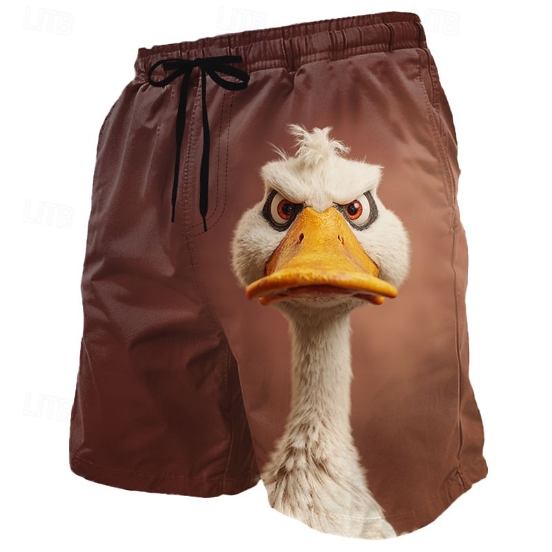 Stylish Cartoon Duck Graphic S - Trunks Board Surf 评论和价格