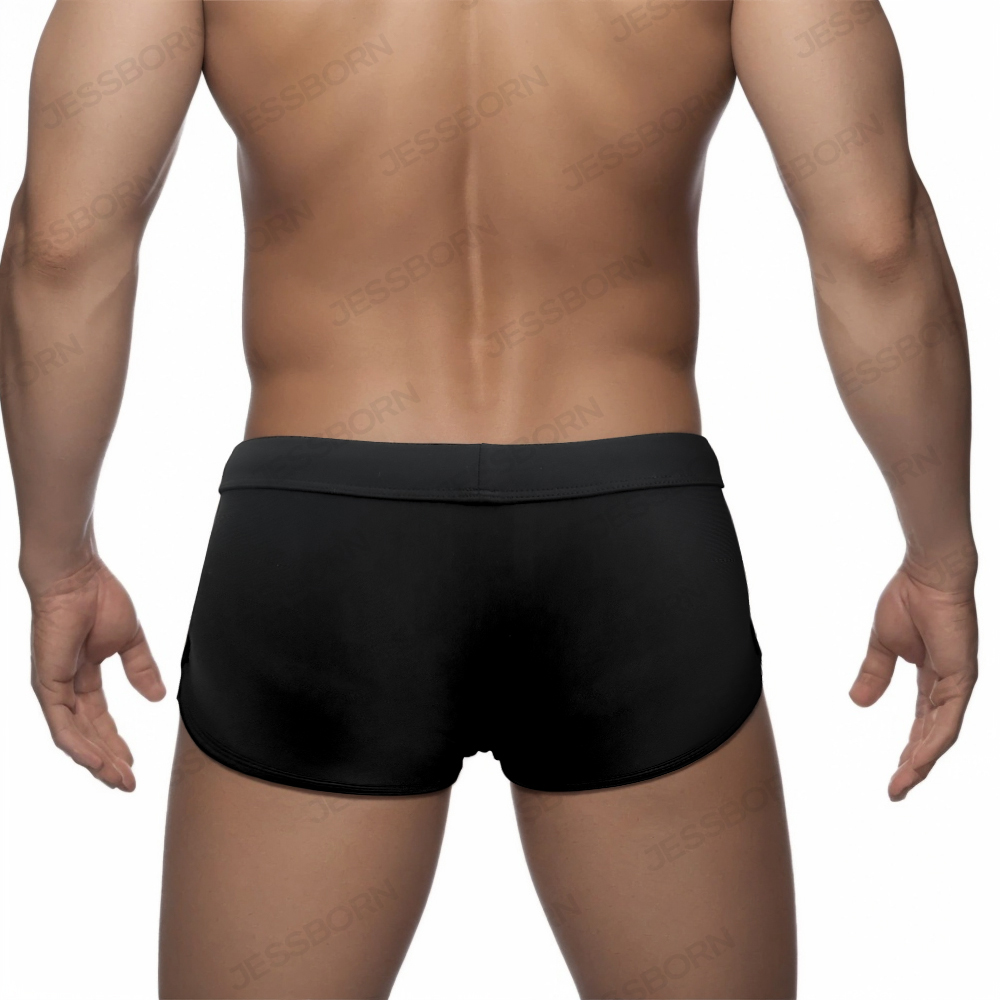 Sexy Mens Swimming Trunks Soli - Swim Trunk Quick Dry 评论和价格