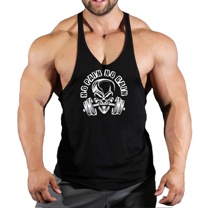 New Hot Sale Mens Printed Tank - Tank Top Muscle 评论和价格