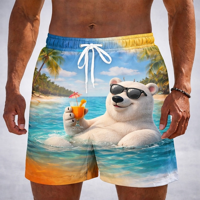 Funny Vacation Animal Graphic  - Trunks Board Surf 评论和价格
