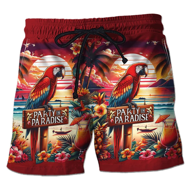 Parrot Toucan 3D Print Short P - Trunks Board Surf 评论和价格