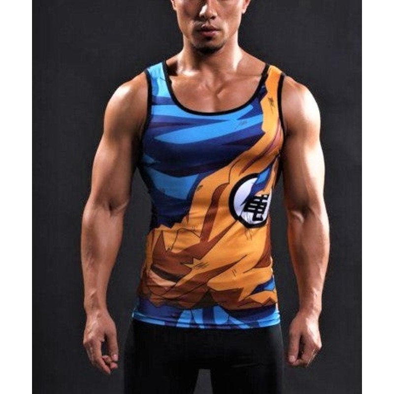 2026Summer Anime Goku Cosplay  - Tank Top Muscle 评论和价格